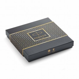Набор подарочный Parker Sonnet - Stainless Steel CT, перьевая ручка, M + блокнот
