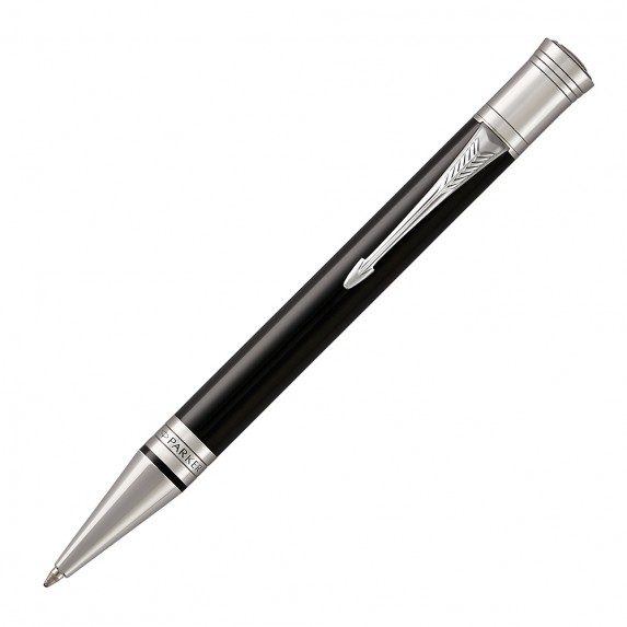 Parker Duofold - Black CT, шариковая ручка, M