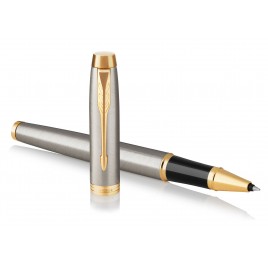 Parker IM Core - Brushed Metal GT, ручка-роллер, F, BL