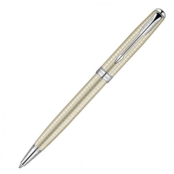 Parker Sonnet - Cisele Silver CT, шариковая ручка, M, BL