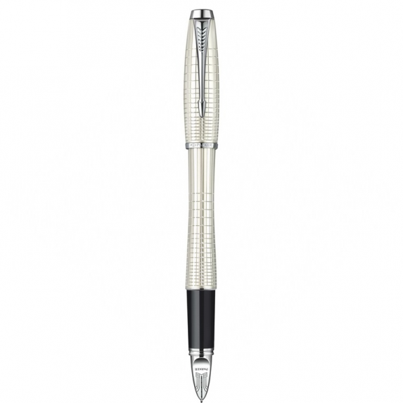 Ручка 5й пишущий узел Parker Urban Premium F504, Pearl Metal Chiselled