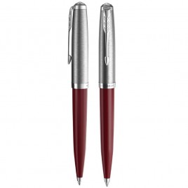 Ручка шариковая Parker 51 Core Burgundy CT