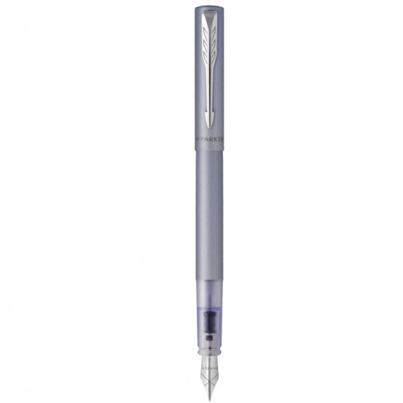 Перьевая ручка Parker Vector XL F21 Silver Blue CT, M