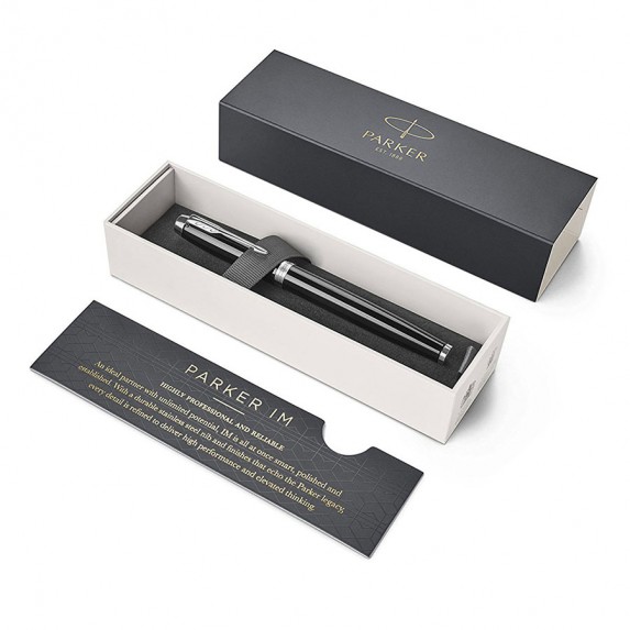 Parker IM Core - Black CT, ручка-роллер, F, BL