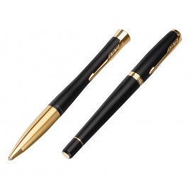 Набор подарочный Parker Urban Core - Muted Black GT, ручка перьевая+ручка шариковая