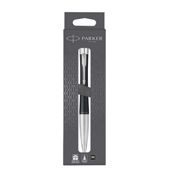 Ручка шариковая Parker Urban Muted Black CT черная
