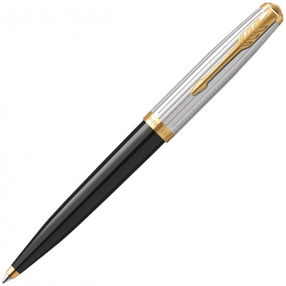 Ручка шариковая Parker 51 Black GT черная