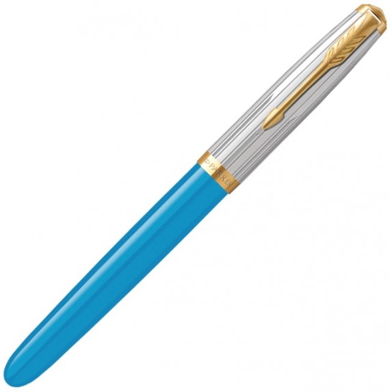 Ручка перьевая Parker 51 Turquoise GT