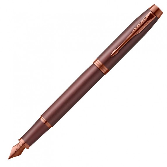 Ручка перьевая Parker IM Professionals Monochrome Burgundy коричневая, 0,8мм