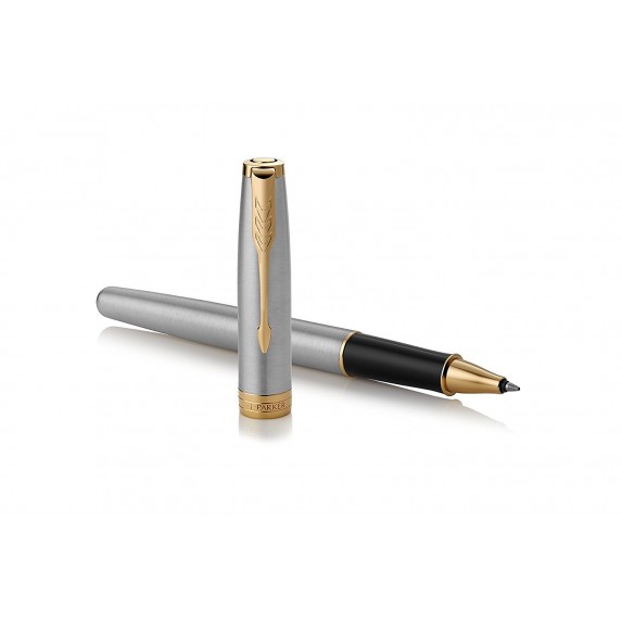 Parker Sonnet Core - Stainless Steel GT, ручка-роллер, M, BL