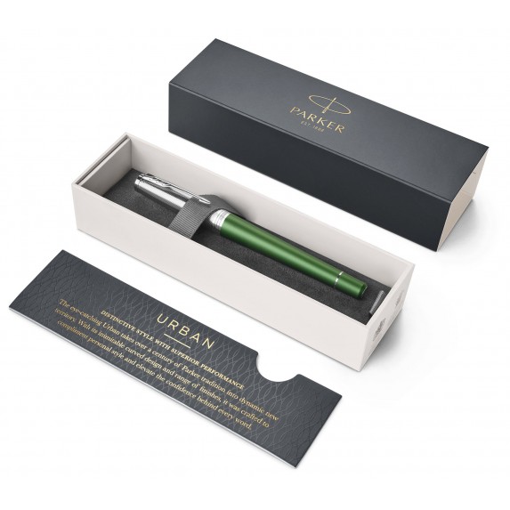 Parker Urban Premium - Green CT, ручка-роллер, F, BL