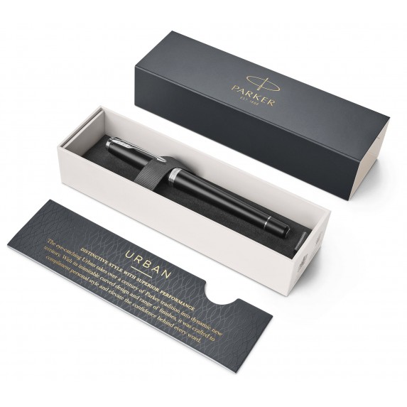 Parker Urban Core - Muted Black CT, перьевая ручка, F