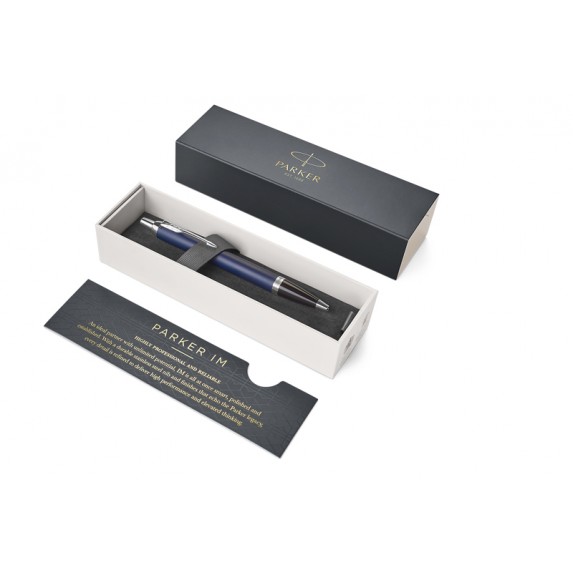 Parker IM Core - Matte Blue CT, шариковая ручка, M