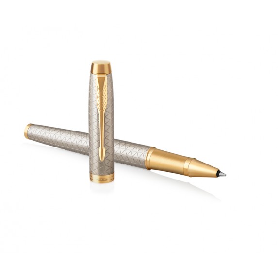 Parker IM Premium -  Grey GT, ручка-роллер, F