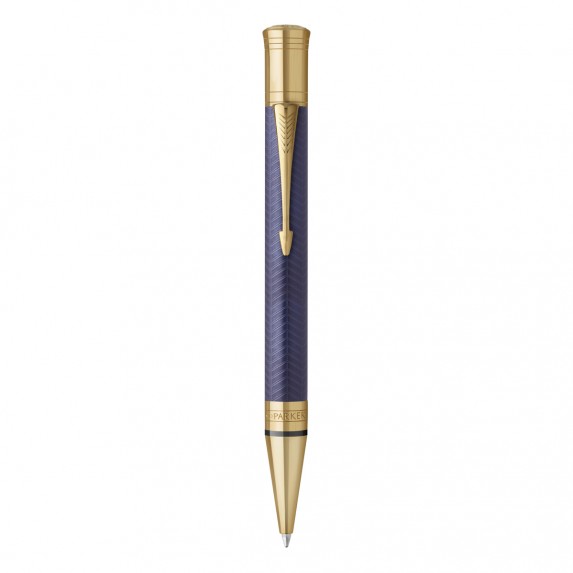 Ручка шариковая Parker "Duofold Prestige Blue Chevron GT"