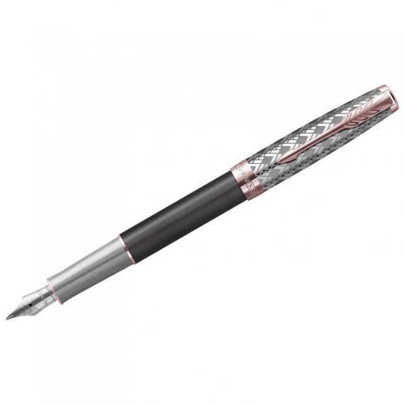 Ручка перьевая Parker "Sonnet Metal & Grey Lacquer GT"