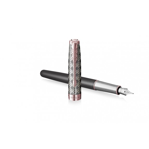 Ручка перьевая Parker "Sonnet Metal & Grey Lacquer GT"