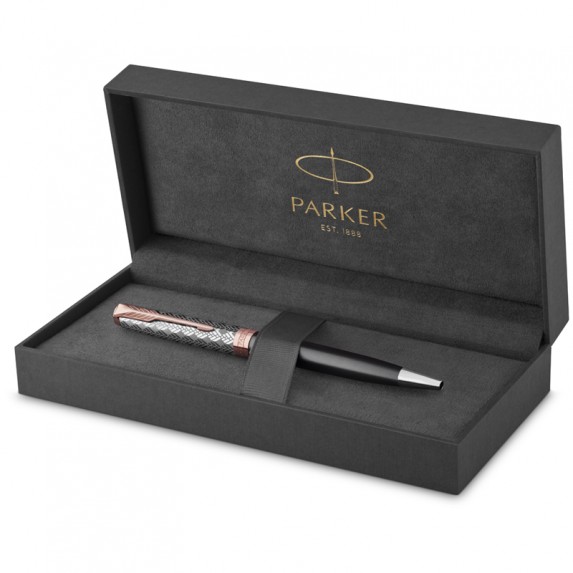 Ручка шариковая Parker "Sonnet Premium Metal&Grey PGT"