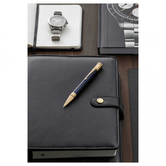 Ручка шариковая Parker "Duofold Prestige Blue Chevron GT"