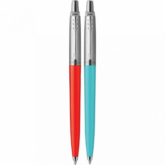 Набор ручек Parker Jotter Originals 70s Glam Rock Azure Blue/Vermilion M