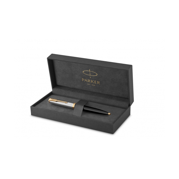 Ручка шариковая Parker "51 Black GT" черная
