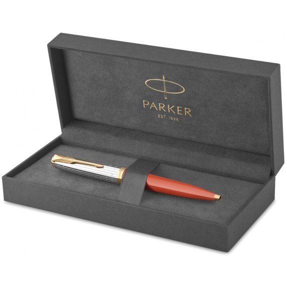 Ручка шариковая Parker "51 Rage Red GT"