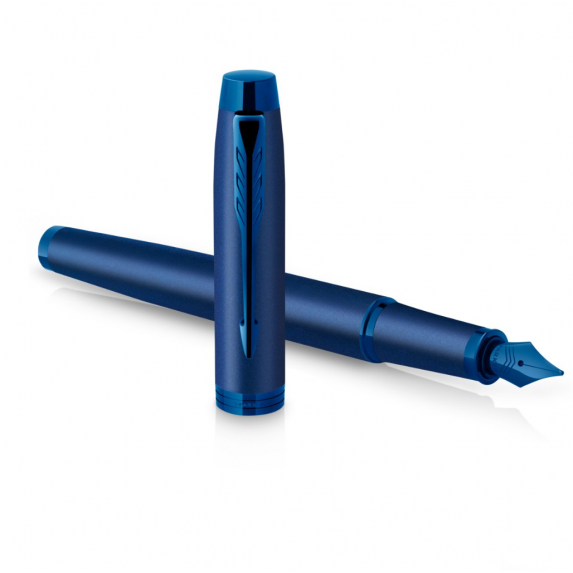 Ручка перьевая Parker "IM Professionals Monochrome Blue" синяя